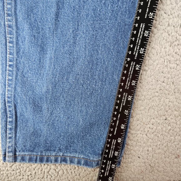 Wrangler Jeans Mens 38x32 Blue 13MWZ Denim Cowboy Cut Relaxed Fit Western Pant - Picture 10 of 16